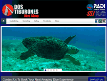 Tablet Screenshot of divecornisland.com